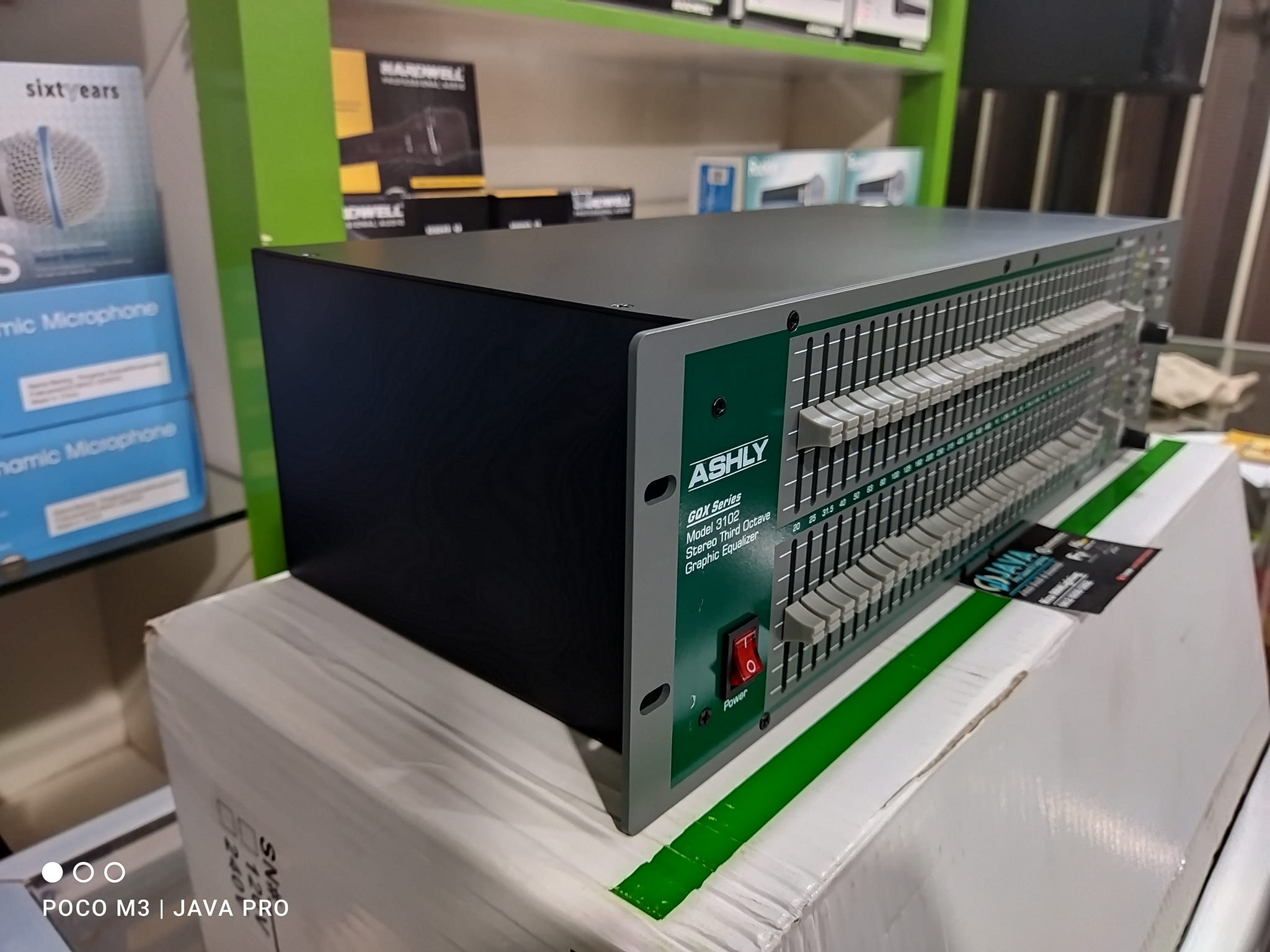 Equalizer ASHLY GQX-3102 31 Band Stereo Professional EQ