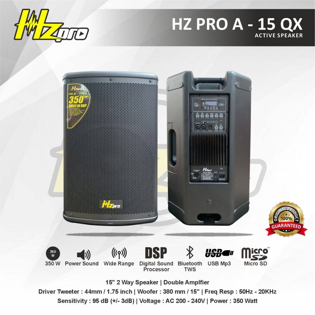 HZ PRO A-15 QX Speaker Aktif 15Inc per 1Set (Sepasang)