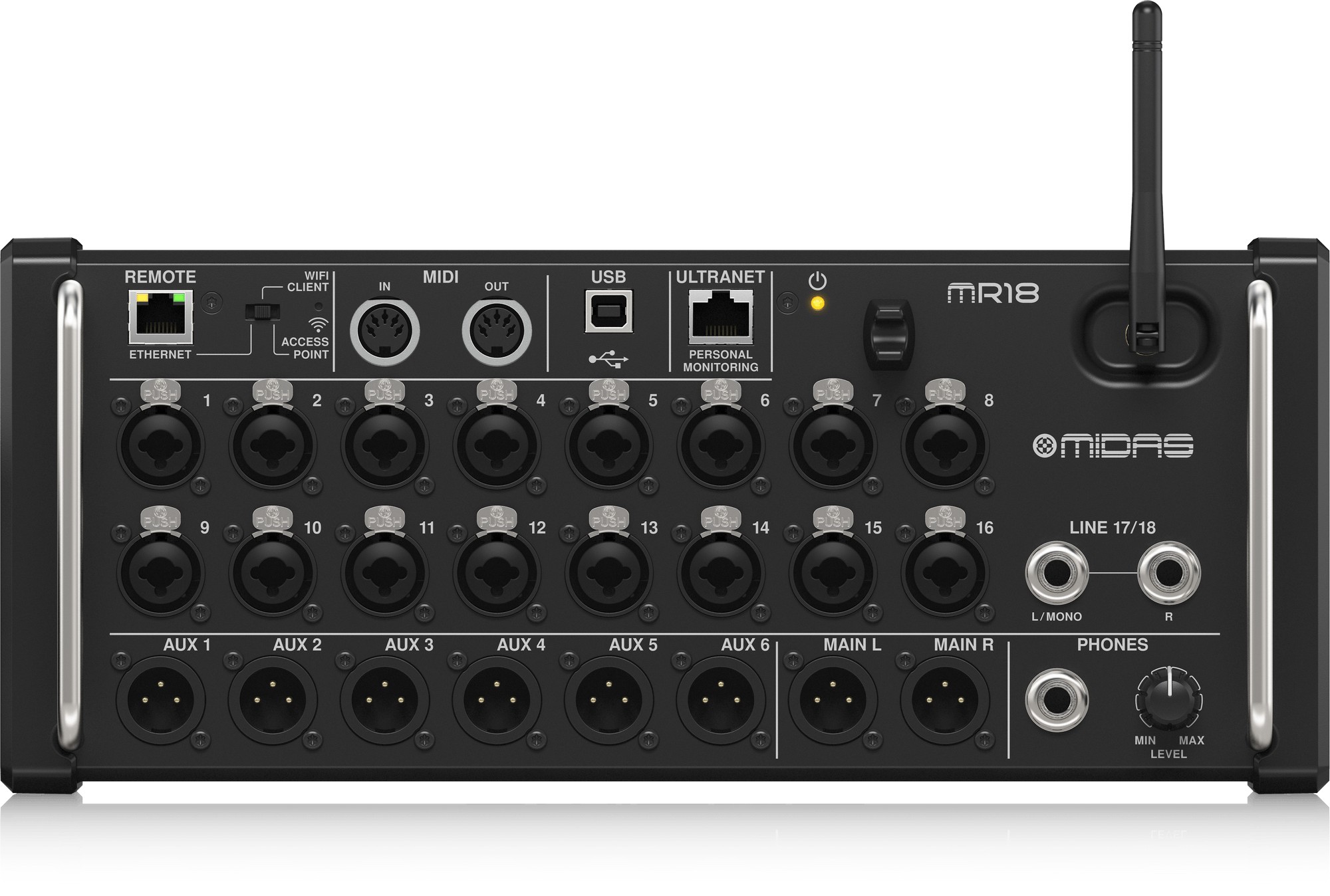 Software Mixer Digital Midas MR18 Digital Mixer Remote PC/Laptop