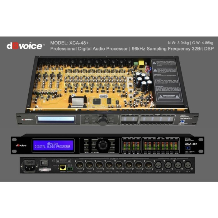 DLMS dBVoice XCA-48+ MANAGEMENT SPEAKER 4IN 8OUT