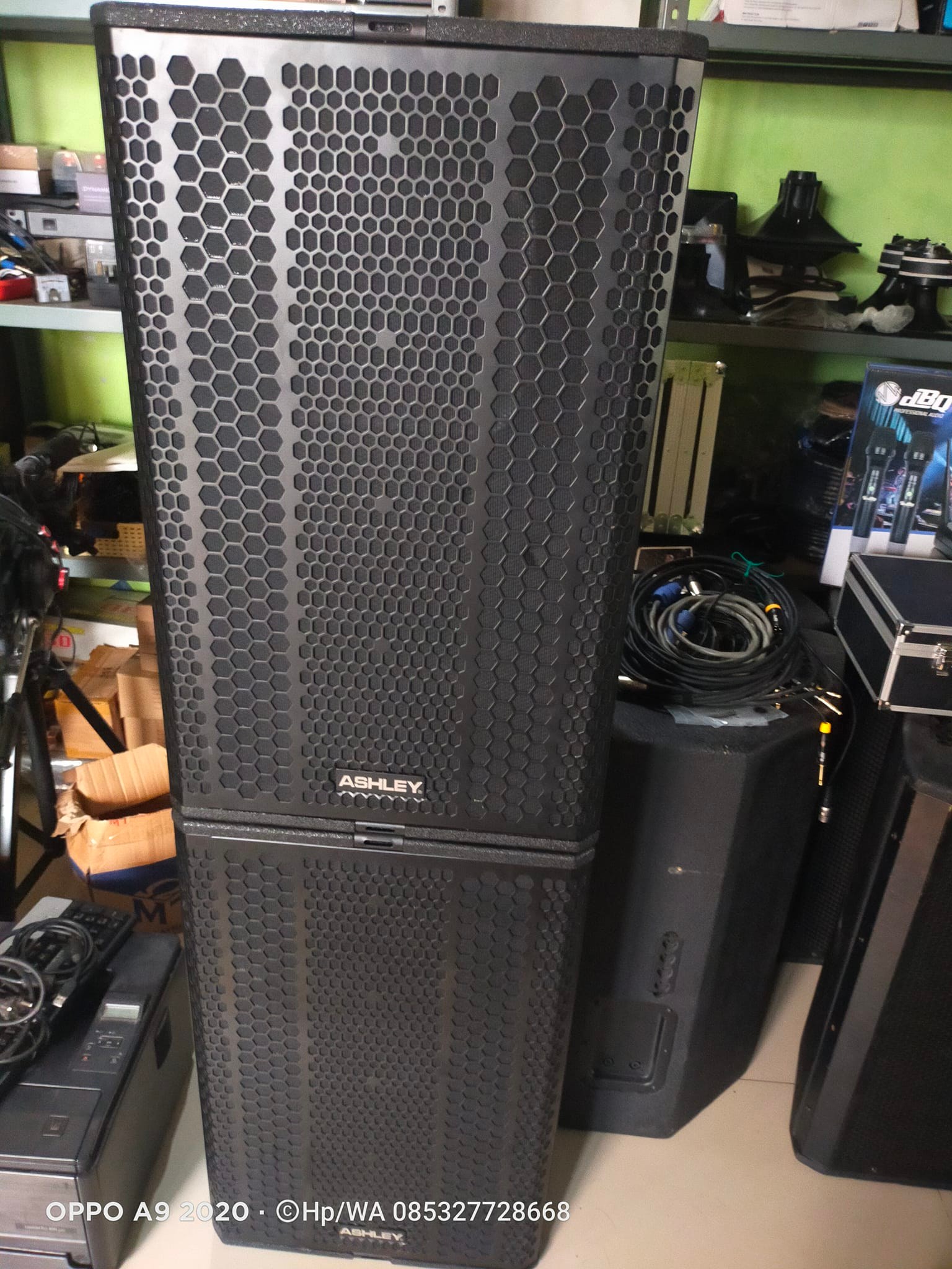 Speaker Pasif ASHLEY T24Fs - 2x12Inc+Tweeter  per 1set(sepasang)