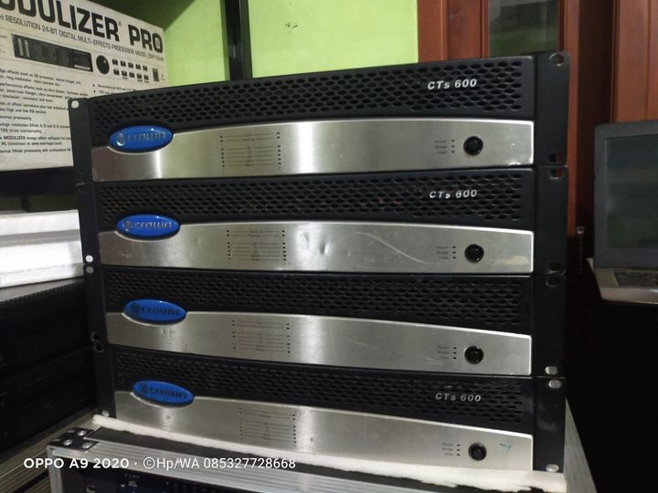 Power Amplifier CROWN CTS 600 DSP Canggih Ori Made in USA Normal semua