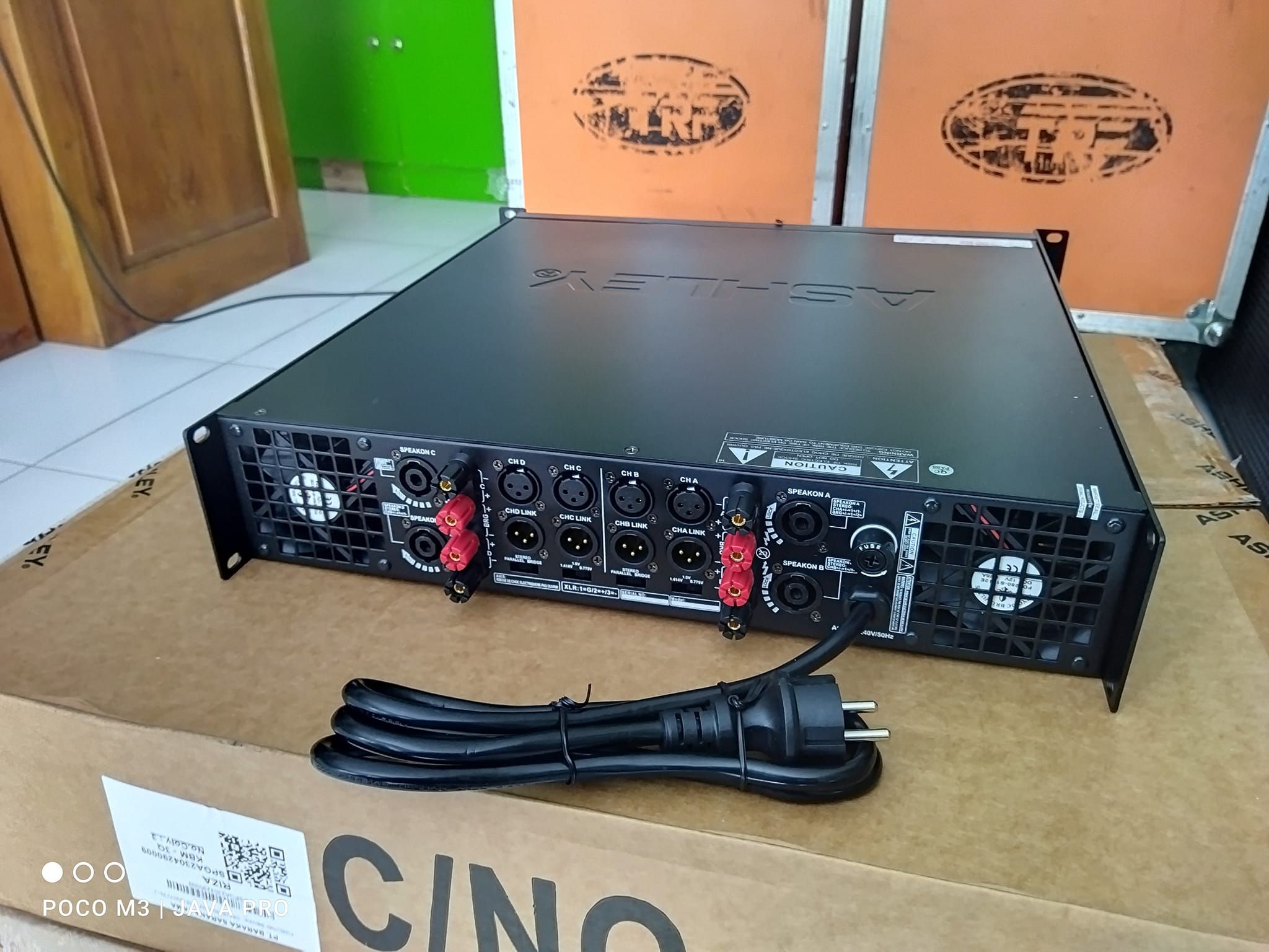 Power Amplifier ASHLEY HMD48 Class H Professional