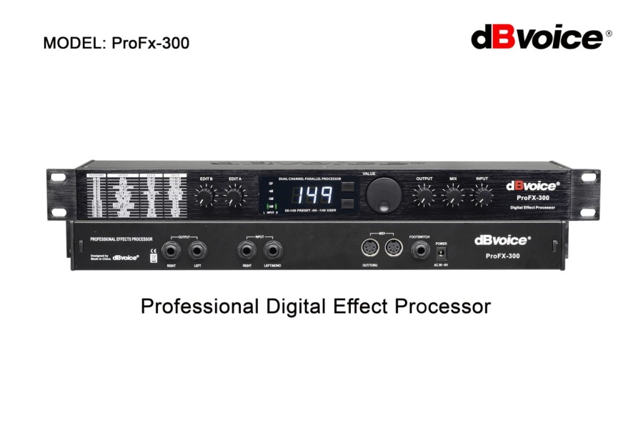 DBVoice ProFx-300 Digital Effect Processor Efek Vokal
