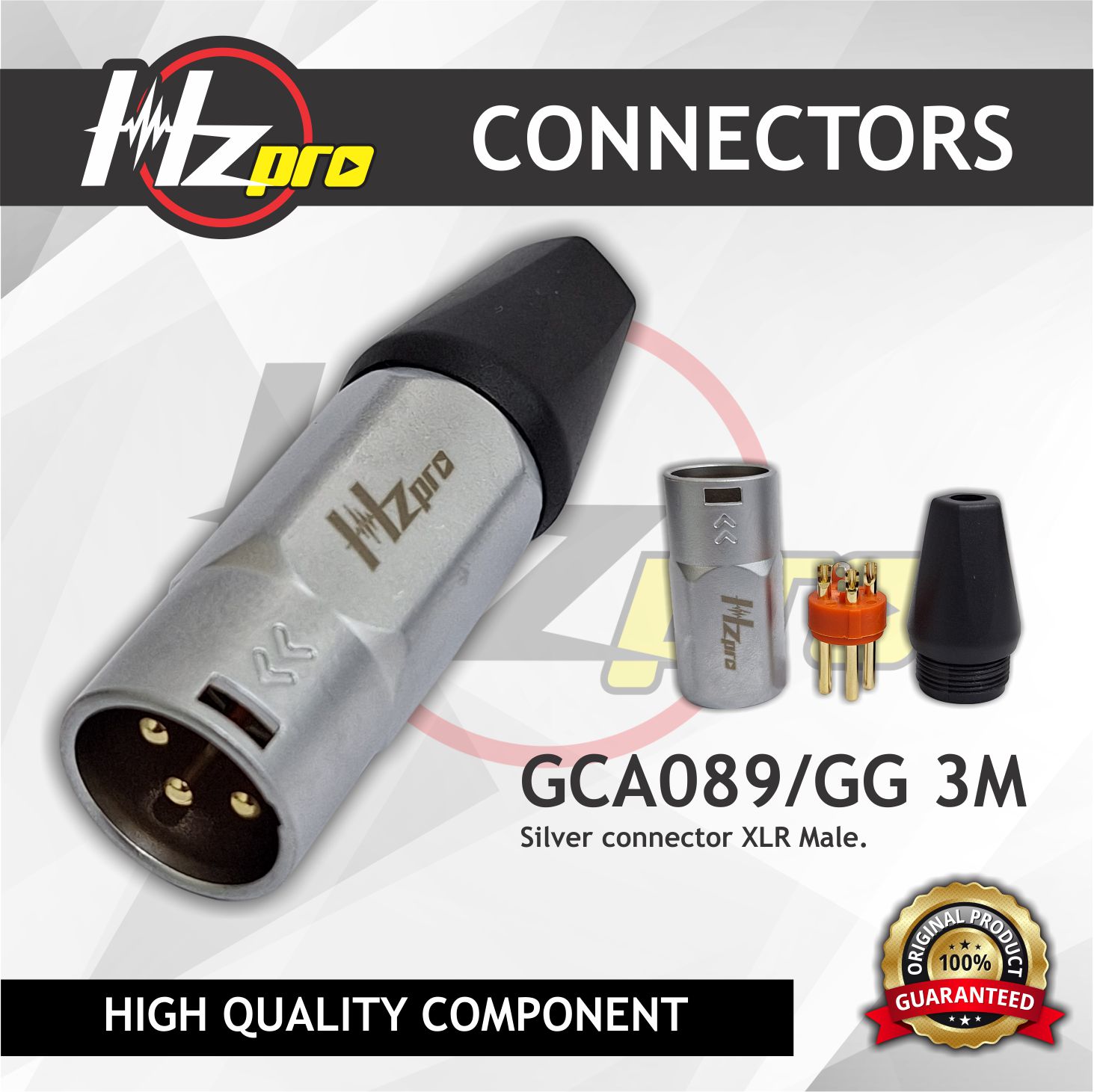 Konektor XLR HZPro GCA089-GG 3M