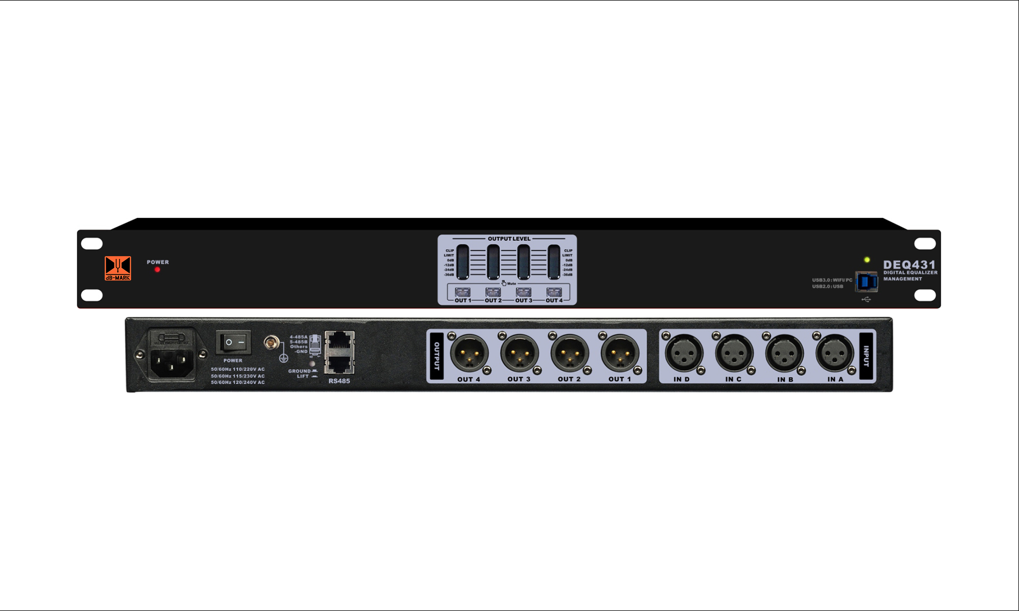 Software DLMS DBMARK DEQ431 DEQ431 Digital Equalizer Managament Remote PC/Laptop