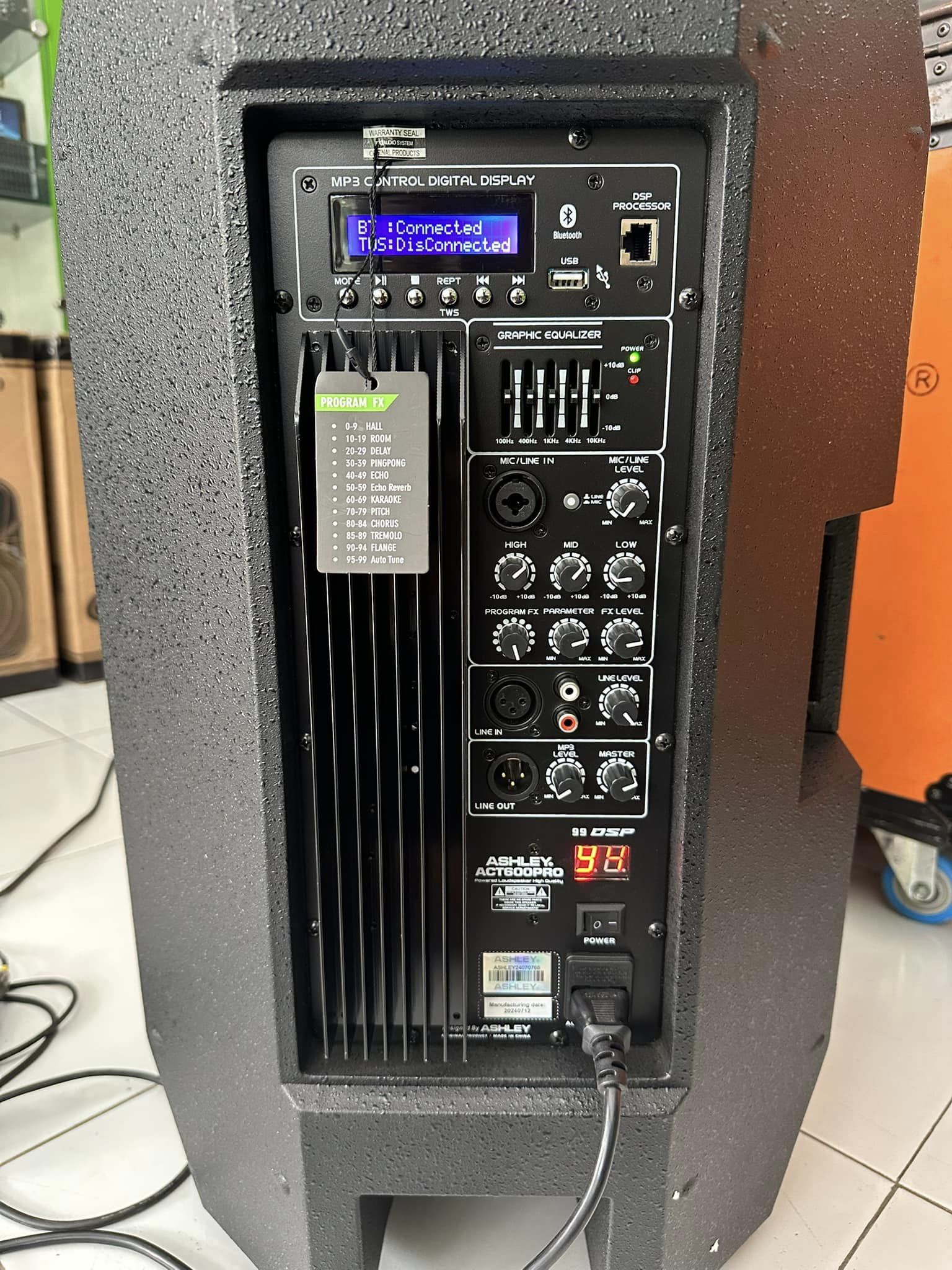 Speaker Aktif Ashley ACT-600 15Inc New DSP