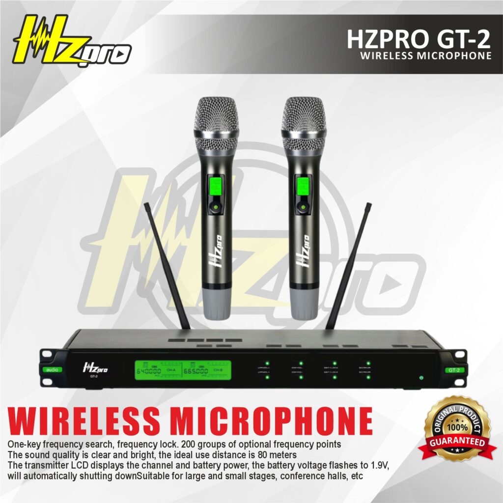 HZPRO GT-2 Wireless Microphone