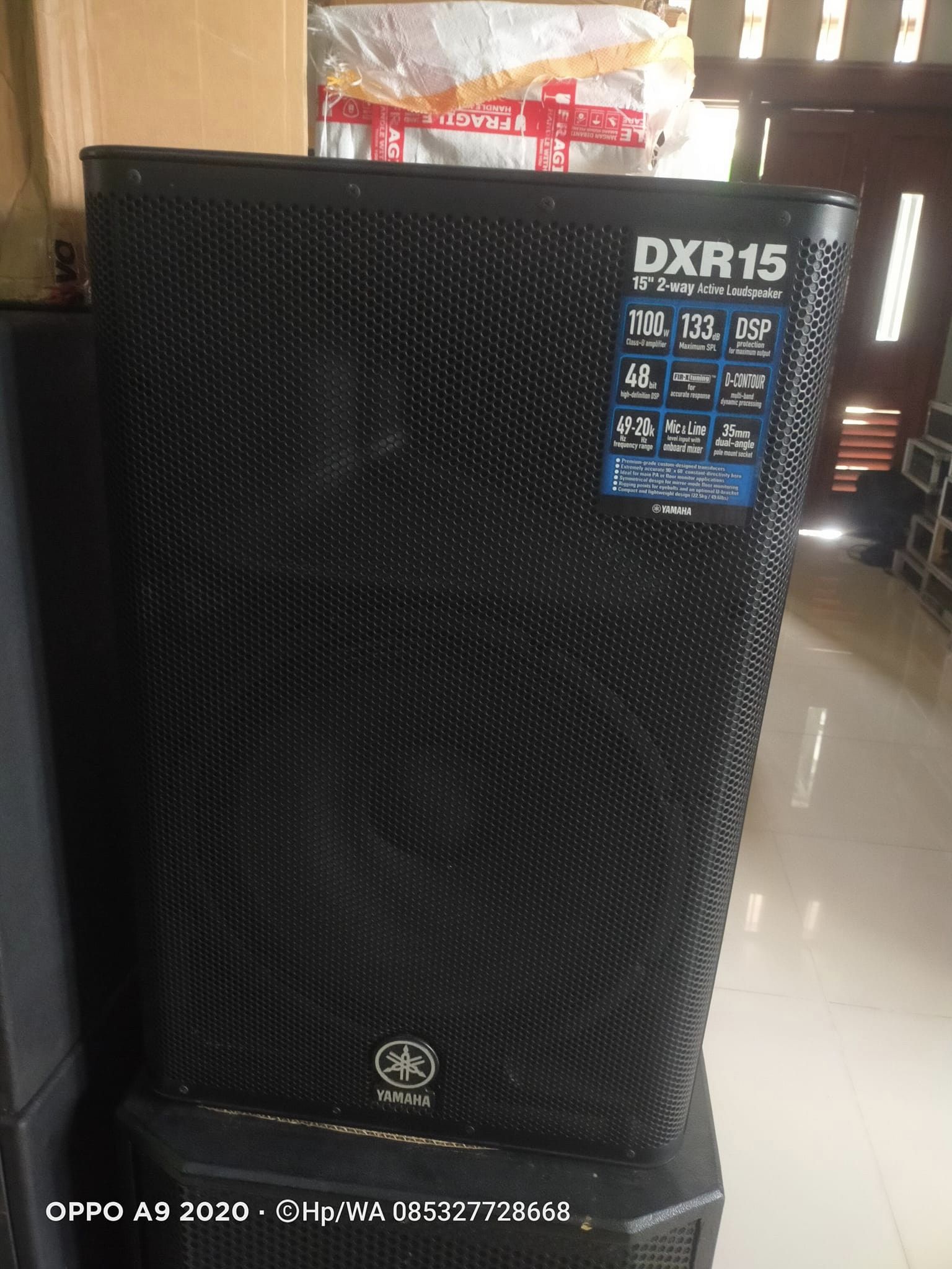 Speaker Yamaha DXR-15 FIR Technology Second Original 1unit
