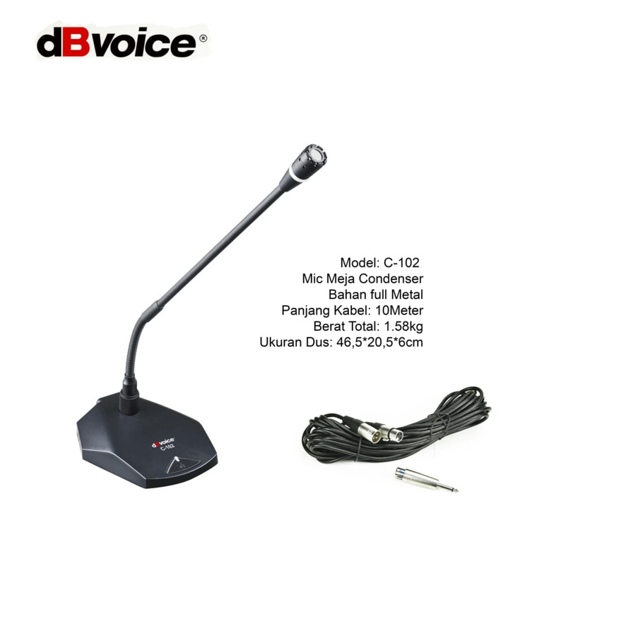 Mic Meja Kondensor dBVoice C-102