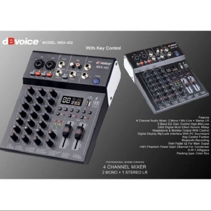 Mixer Audio dBvoice MSX-402