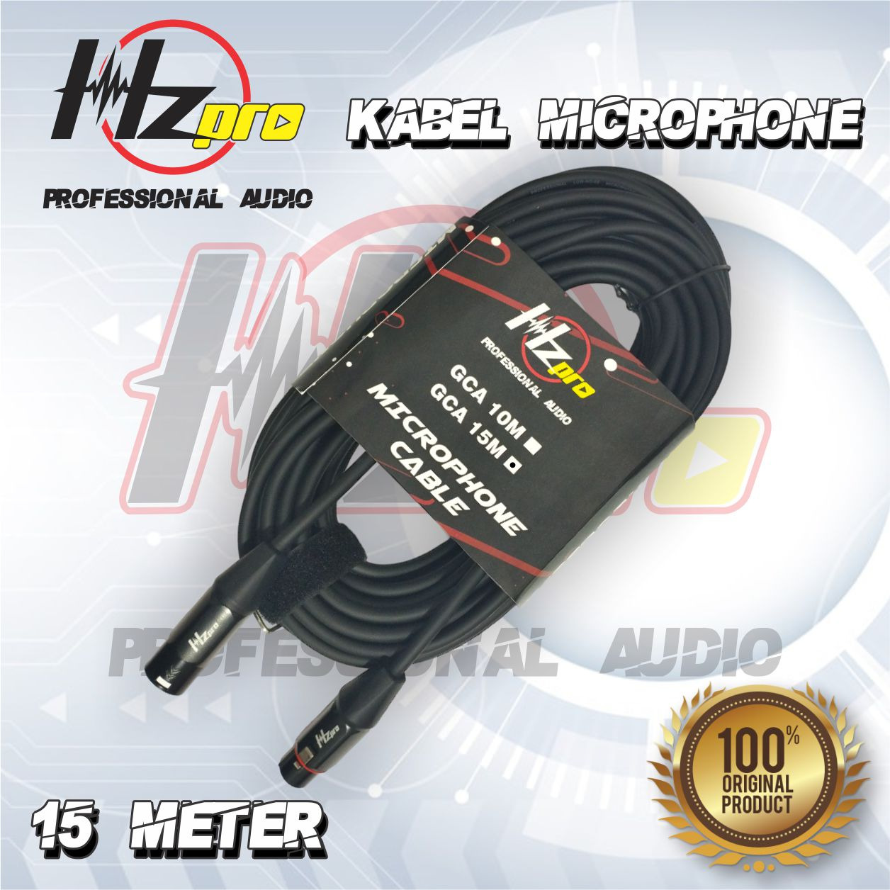 Kabel Mic HZPro GCA 15Meter