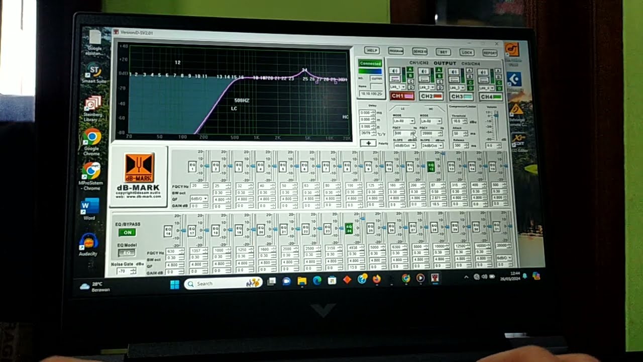 Software DLMS DBMARK DEQ431 DEQ431 Digital Equalizer Managament Remote PC/Laptop