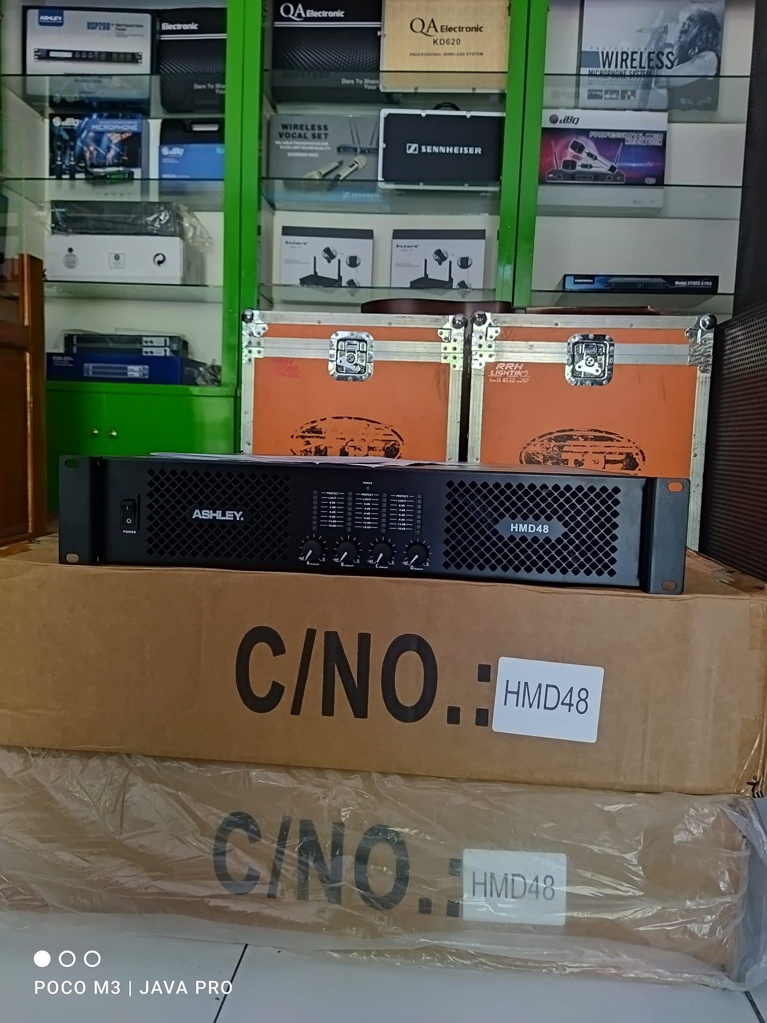 Power Amplifier ASHLEY HMD48 Class H Professional