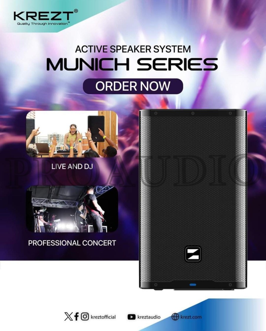 Speaker Aktif Krezt Pro Munich M12 12Inc 1000Watt
