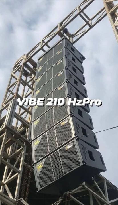 Speaker Line Array HZPro VIBE 210 NEW Pasif/BiAmp System