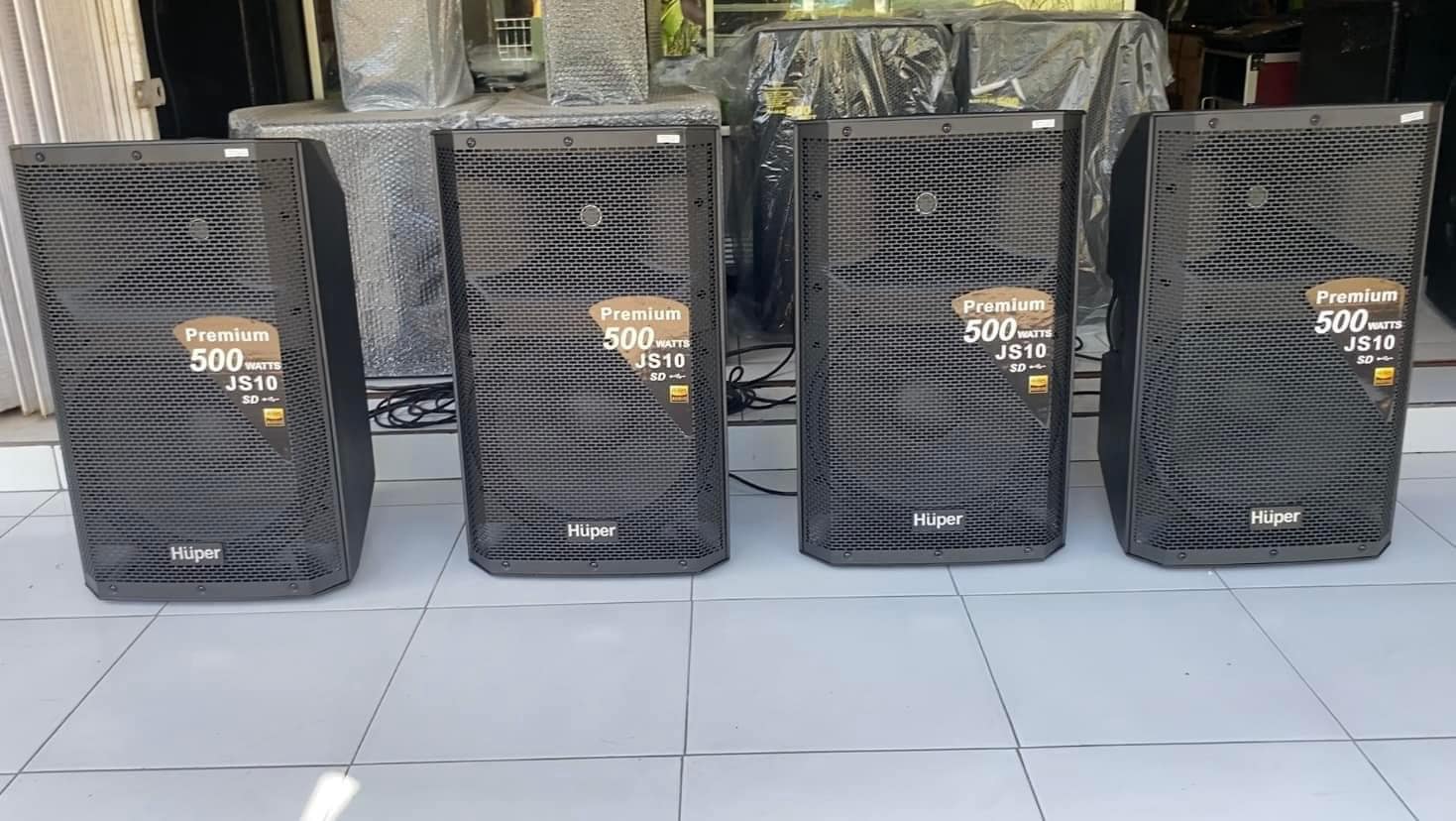 Speaker Aktif Hüper JS10 15Inc 500Watt per 1set(sepasang)
