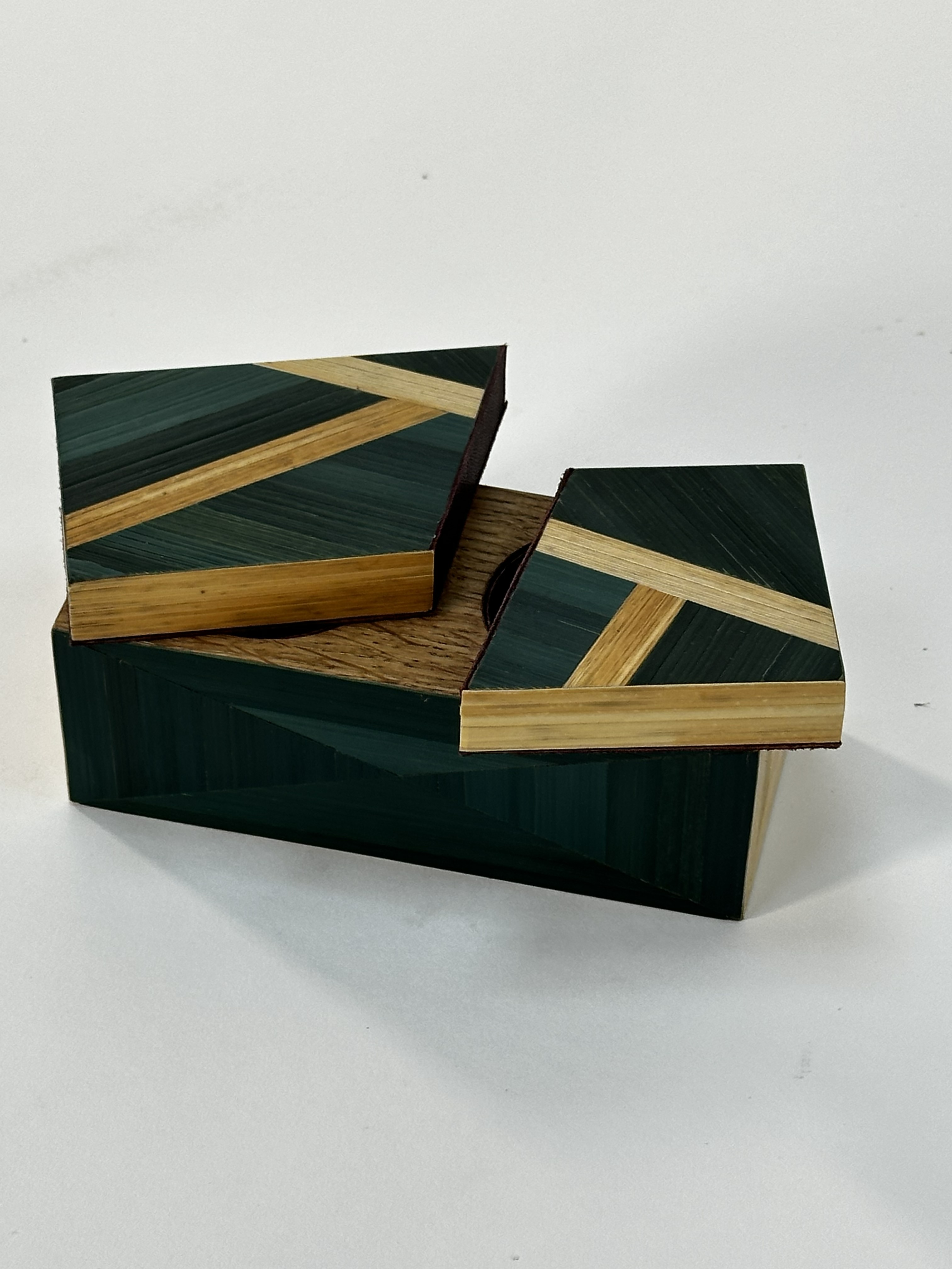 Boite à bijoux "Canopée d'Or"