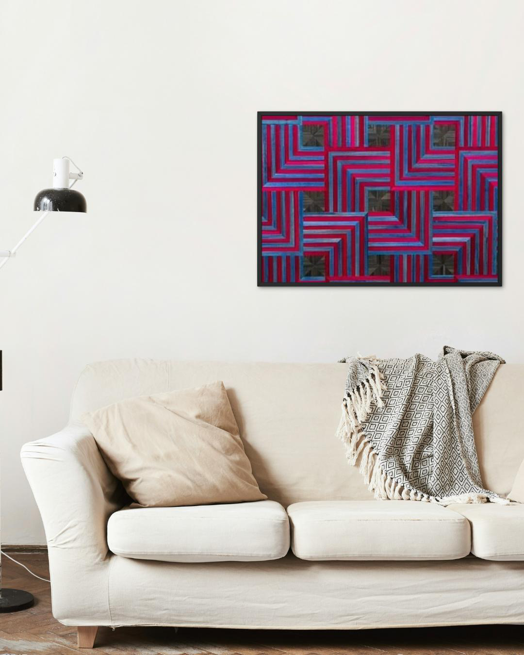 Tableau "Tissage Lumineux"