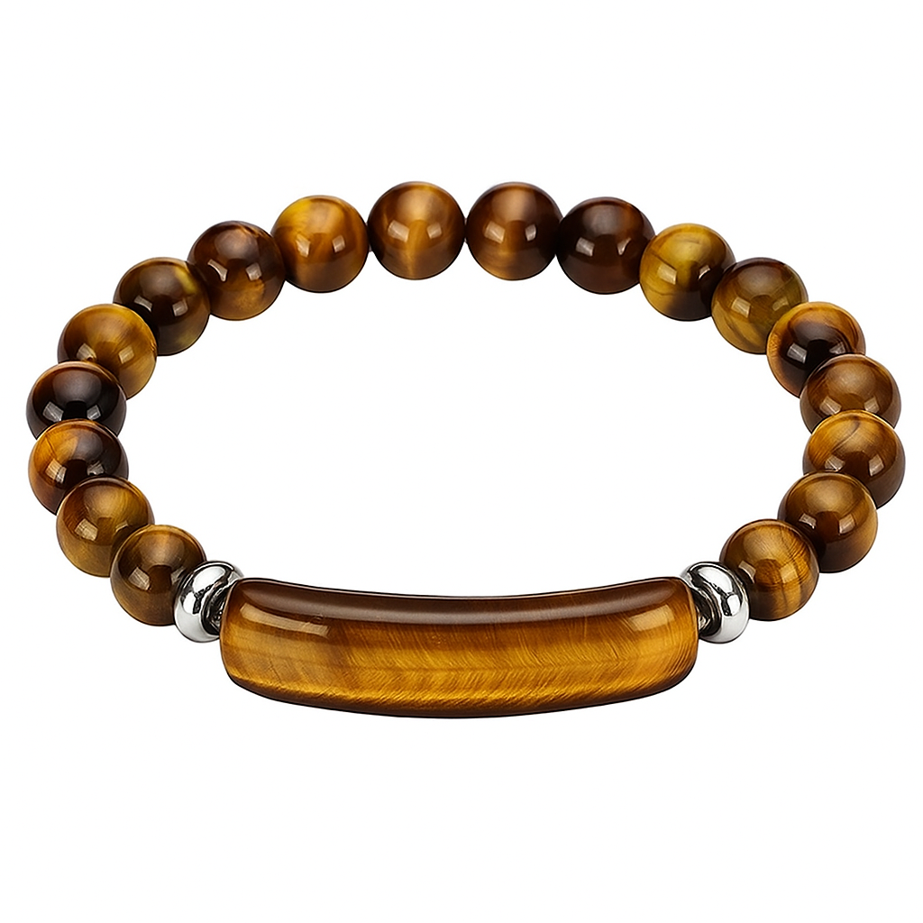 Ensemble 4 Bracelets en Oeil de Tigre