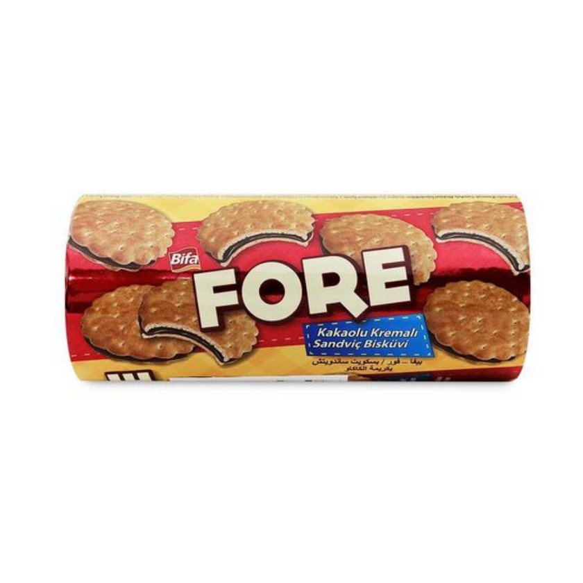 FORE šokoladiniai sumuštinių sausainiai