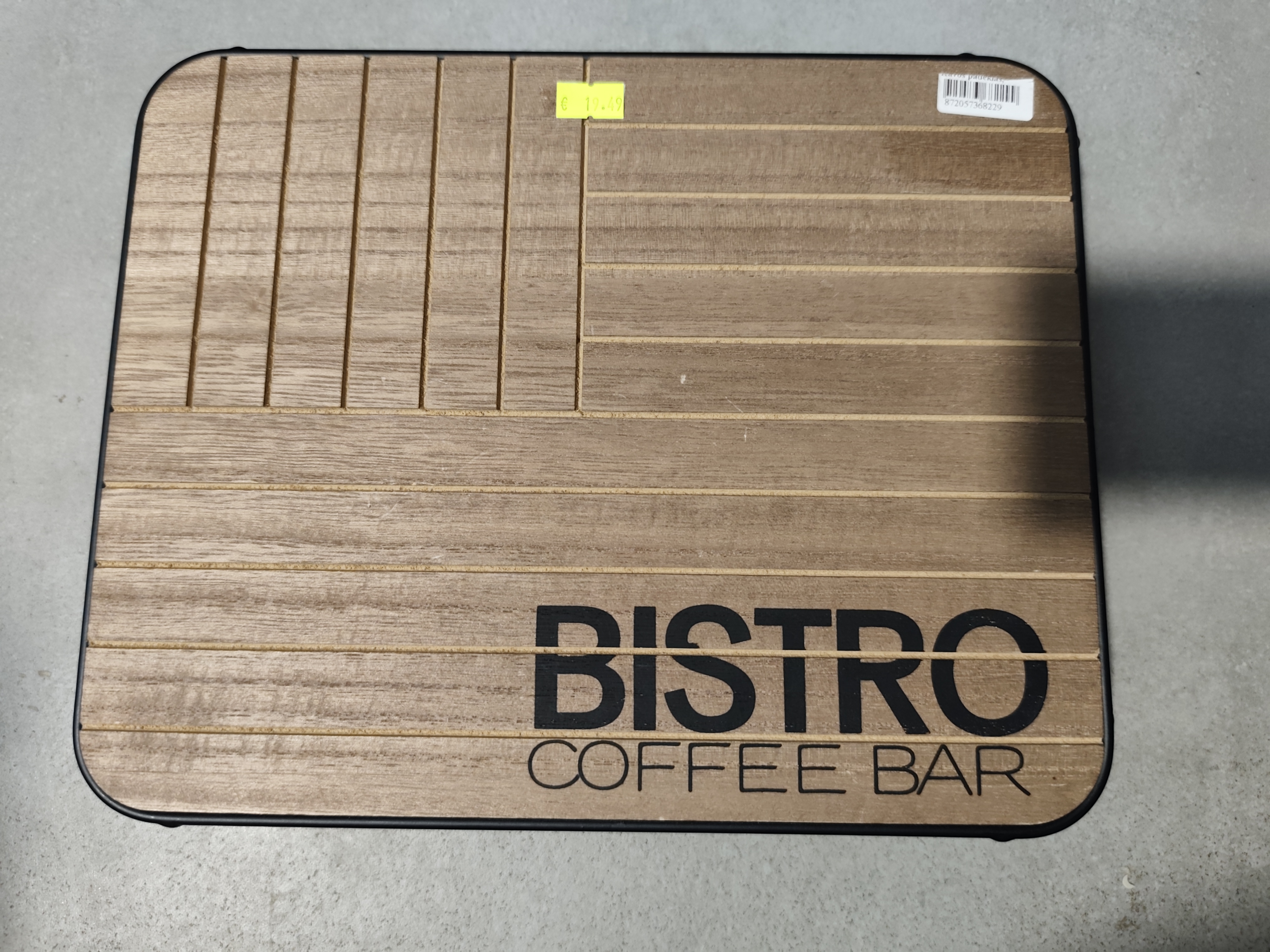 Bistro Coffee Bar pjaustymo lenta