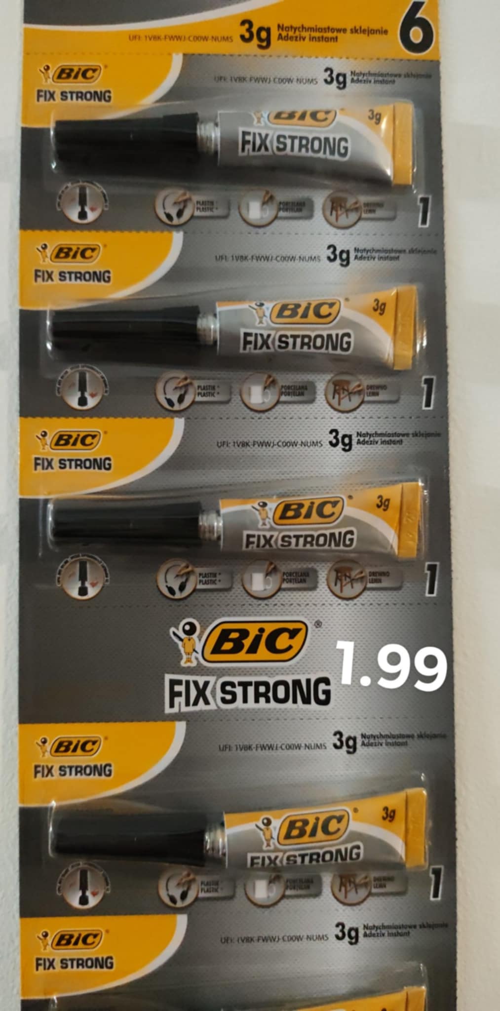 BIC FIX STRONG klijai