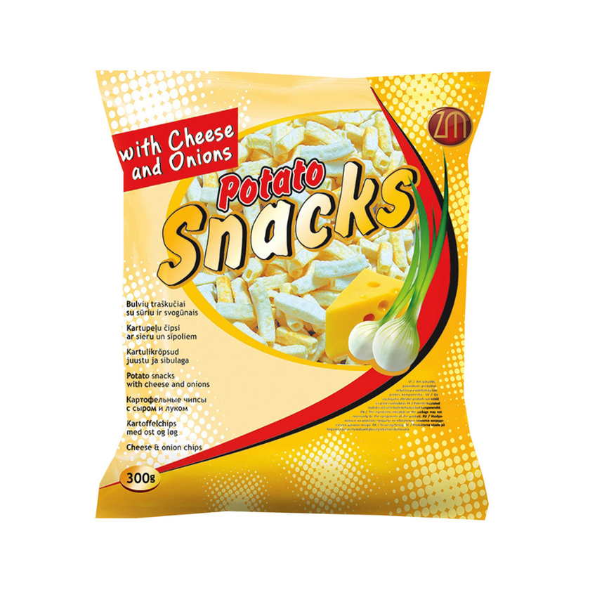 Bulvių traškučiai sūrio skonio 300g