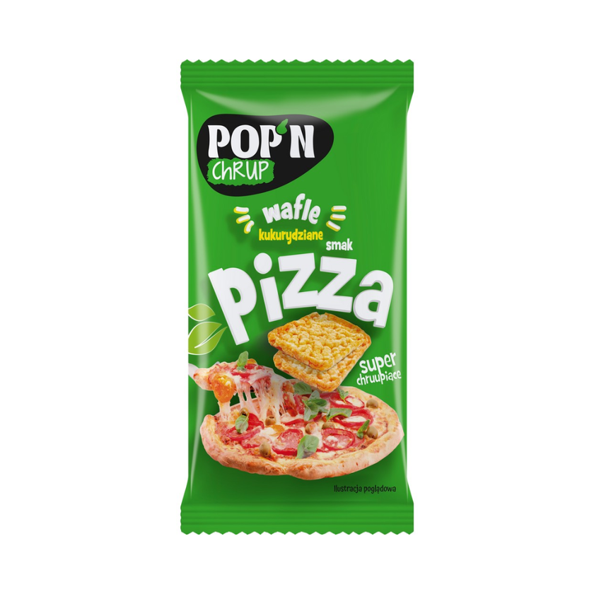 Kukurūzų traškučiai POP'N CHRUP, picos skonio