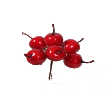 Dirbtiniai raudoni obuoliukai