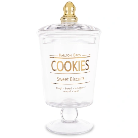 Dekoratyvinis stiklinis indas, 25×12,5×12,5 cm