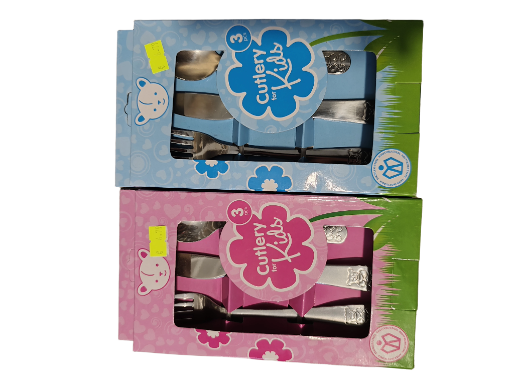 Vaikiškų stalo įrankių komplektas (3 vnt.)