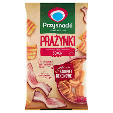 Prażynki su bekonu skoniu