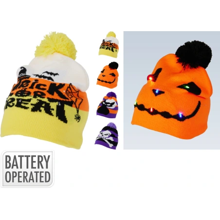 Helovino kepurė su LED