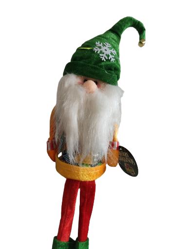 Kalėdinis nykštukas su saldumynais