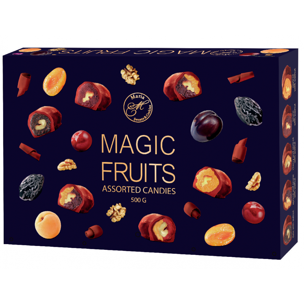 MAGIC FRUITS saldainių asorti 500 g