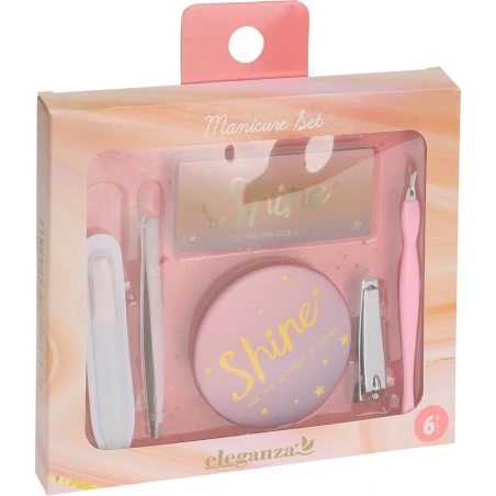 Manikiūro rinkinys Eleganza Shine