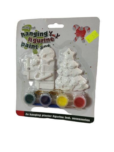 Kabantamos gipso figūrėlių dažymo rinkinys