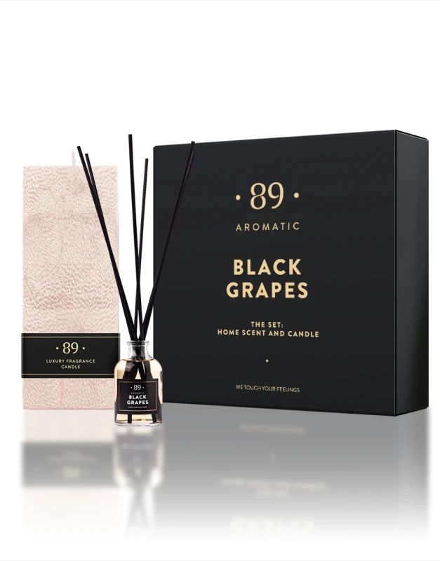 Rinkinys: Namų kvapas ir palmių vaško žvakė