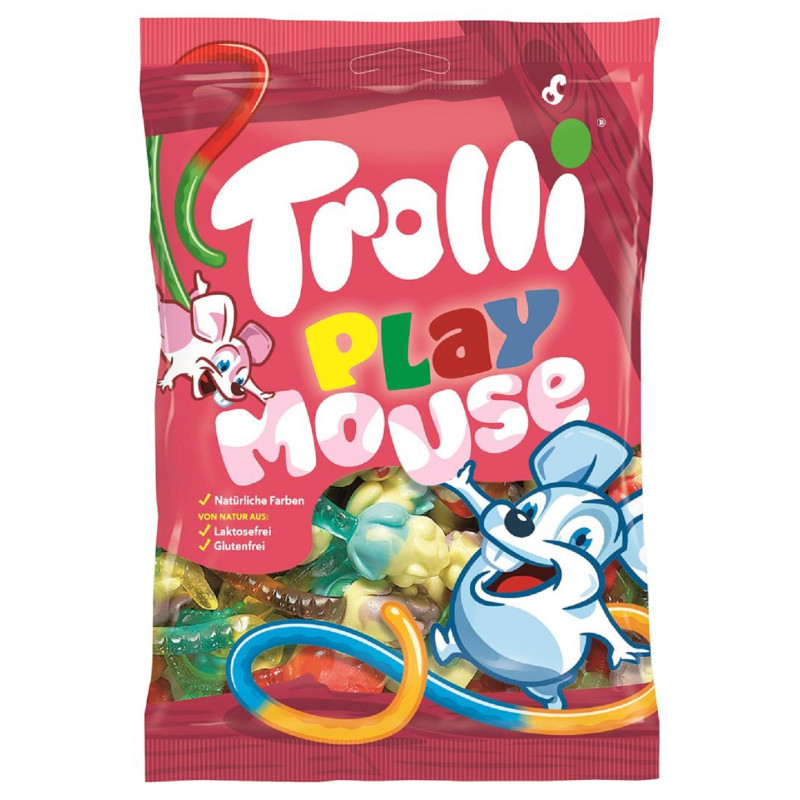 Guminukai TROLLI LINKSMOJI PELYTĖ, 200 g de