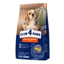 Club 4 Paws vidutinio dydžio veislių šunų pašaras