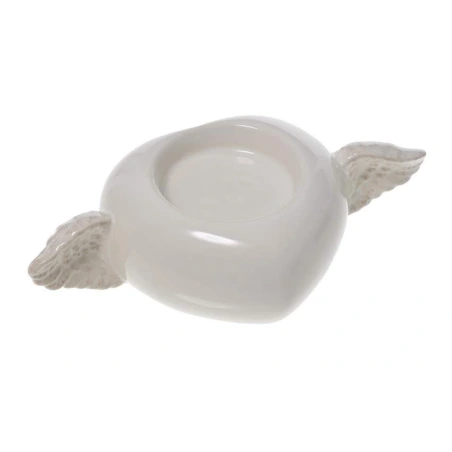 Keraminis žvakidė su sparnais