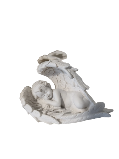 Miegantis angelas statulėlė