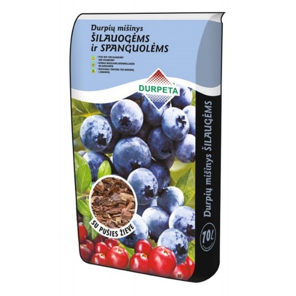 NATŪRALIOS DURPĖS ŠILAUOGĖMS IR RŪGŠČIAMĖGIAMS AUGALAMS 70 L