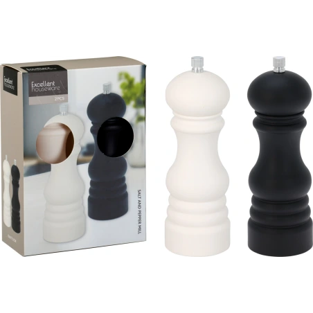 Druskos ir pipirų malūnėlių rinkinys