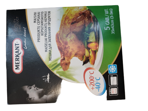 Produktų kepimo rankovė