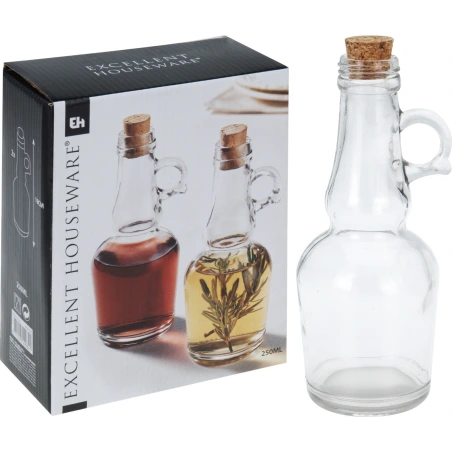 Stiklinių buteliukų rinkinys aliejui