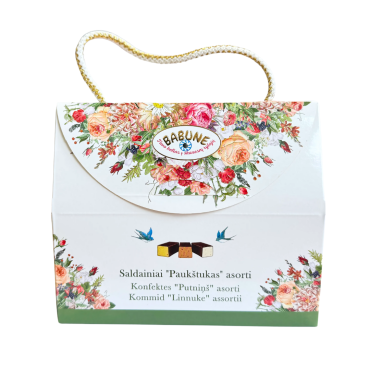 Saldainių rinkinys rankinėje