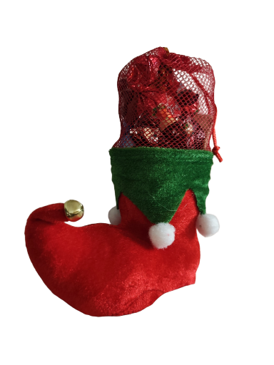 Dovana Elfų Batas su 380g šokoladinių saldainių