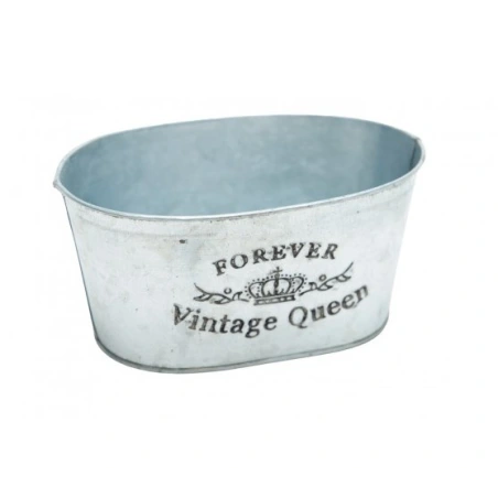 Metalinis vazonas, 9×19×11,5 cm